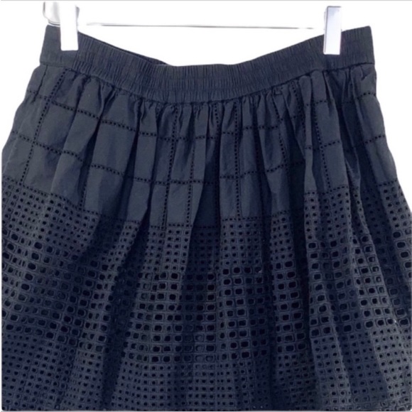 MADEWELL eyelet mini skirt S black - Picture 4 of 9